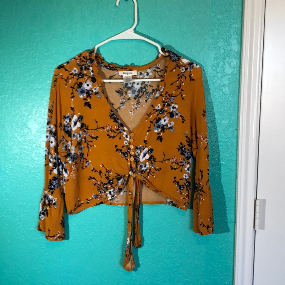 musters yellow blouse